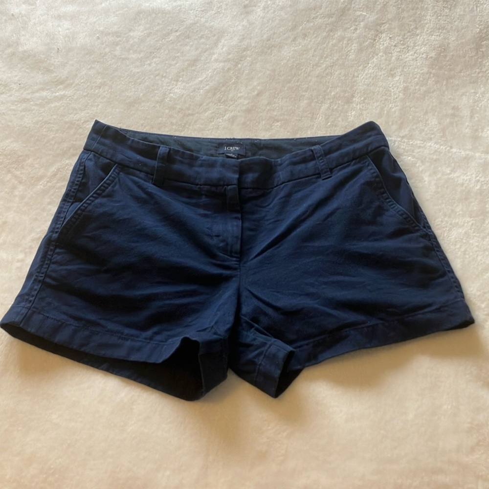 Women’s J. Crew 4” Stretch Chino Short - Navy